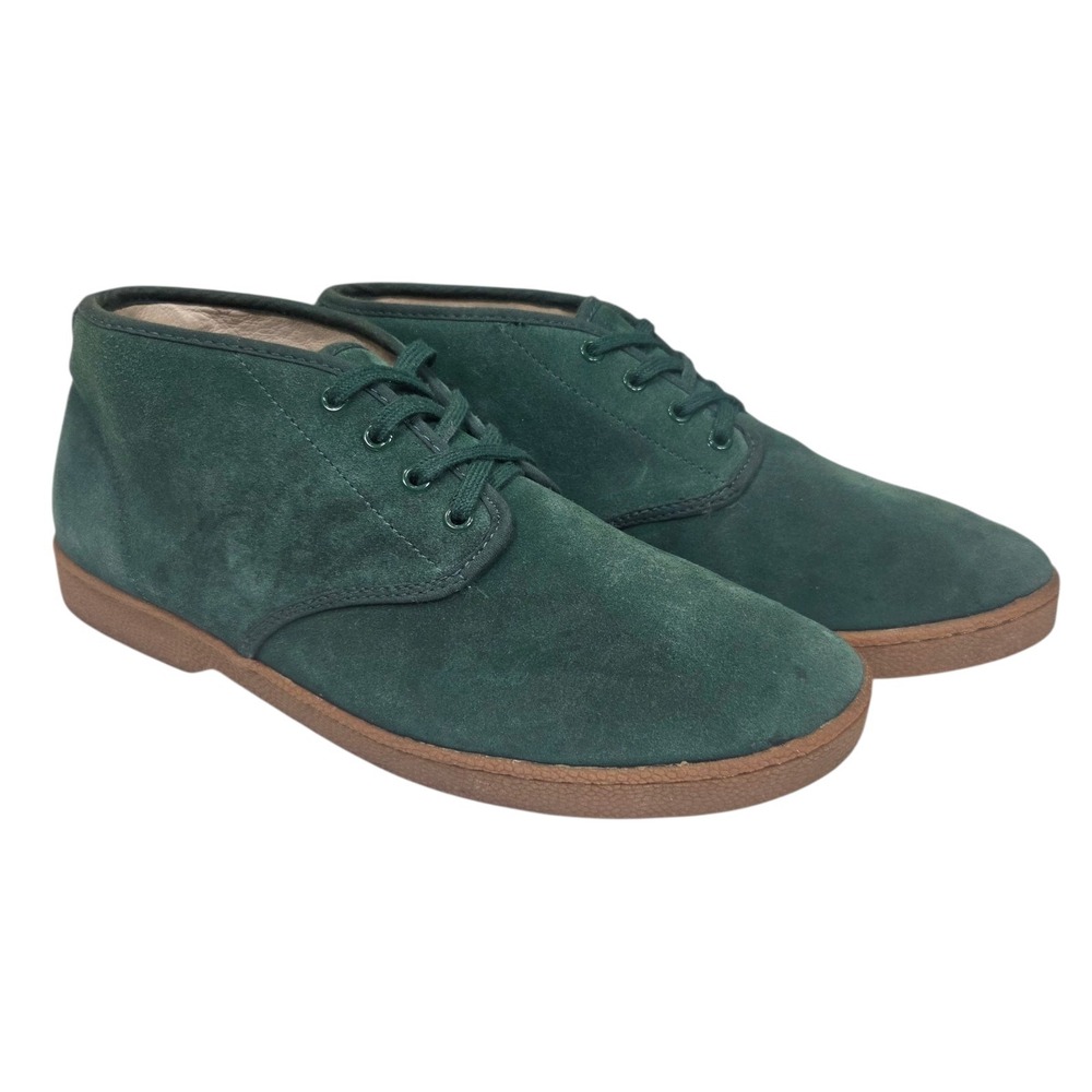 Supreme Mens Forest Green Suedeโ Chukka Shoes Boots Leather Lined Size 10